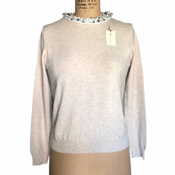 G Collection NWT Sweater Removable Collar - Picture 1 of 11